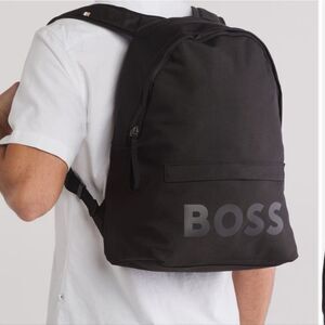 BOSS Pixel Logo Backpack- Black